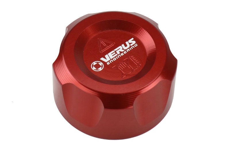 Verus Engineering Heat Exchanger Cap Red 2020 Toyota Supra - 2020+ A90 Supra
