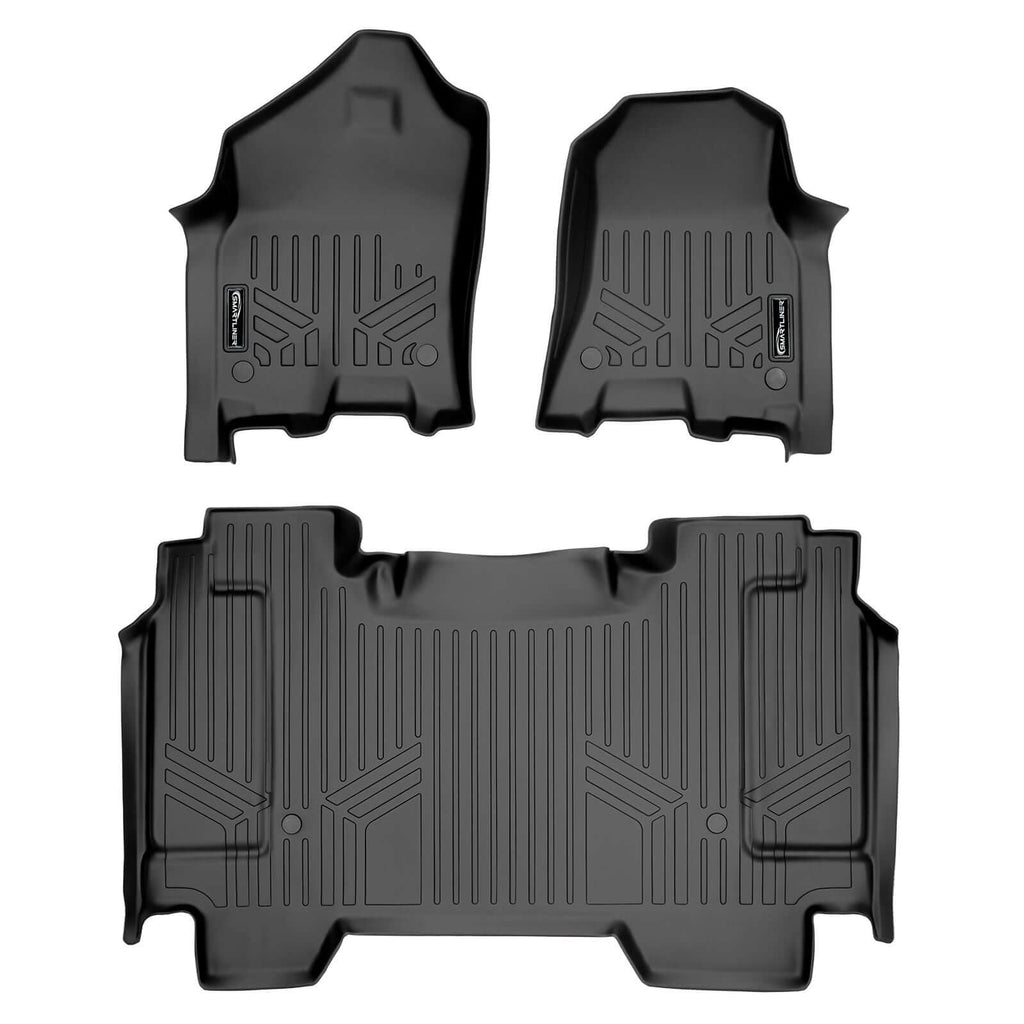 SmartCoverageTM Floor Liners For 2021-2024 Ram 1500 TRX without Rear Underseat Storage Box
