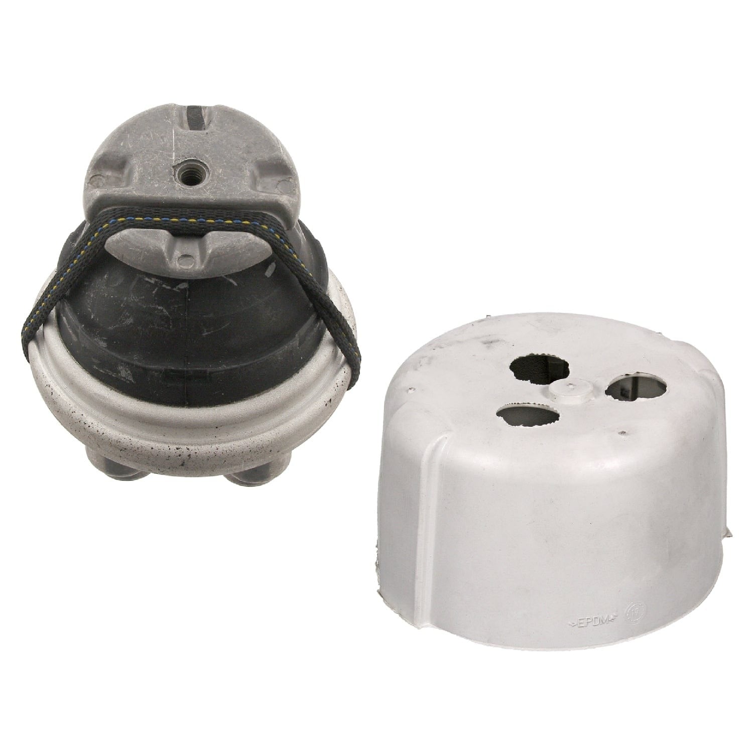 Engine Mount with Protective Cap - Mercedes