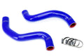 HPS Blue Reinforced Silicone Radiator Hose Kit Coolant Toyota 96-99 4Runner V6 3.4L Auto Trans