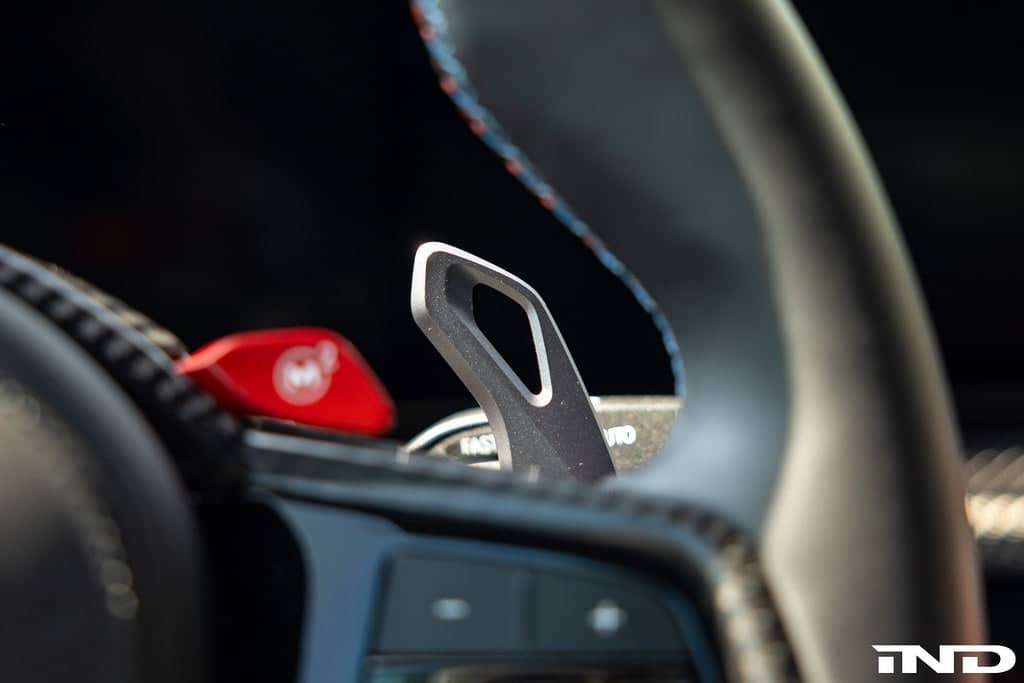 JQ Werks / MadTrace BMW G-Chassis Clubsport Magnetic Shift Paddle Set - Billet Aluminum V2