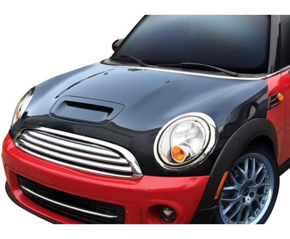Suvneer Motorsports Carbon Fiber Hood OEM Style for Mini Cooper Convertible 2009-2014