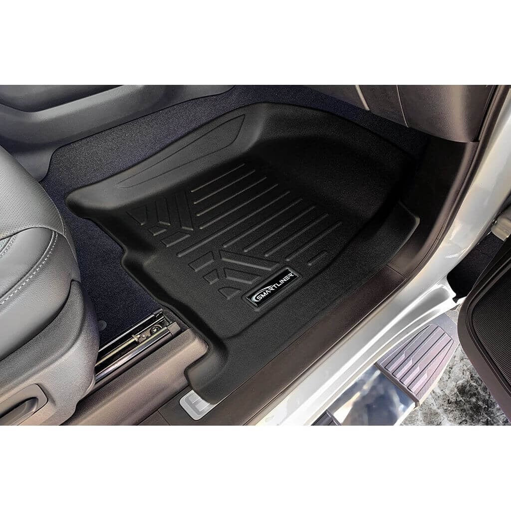 SMARTLINER Floor Liners for 2020-2026 Chevy Silverado 2500 HD | 3500 HD (Crew Cab|Carpet|(1st Row Bench)|(No OTH)|[No 2nd Row Storage]