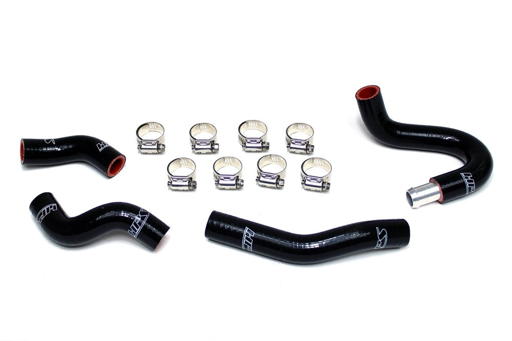 HPS Reinforced Black Silicone Heater Hose Kit Coolant Nissan 07-08 350Z VQ35HR