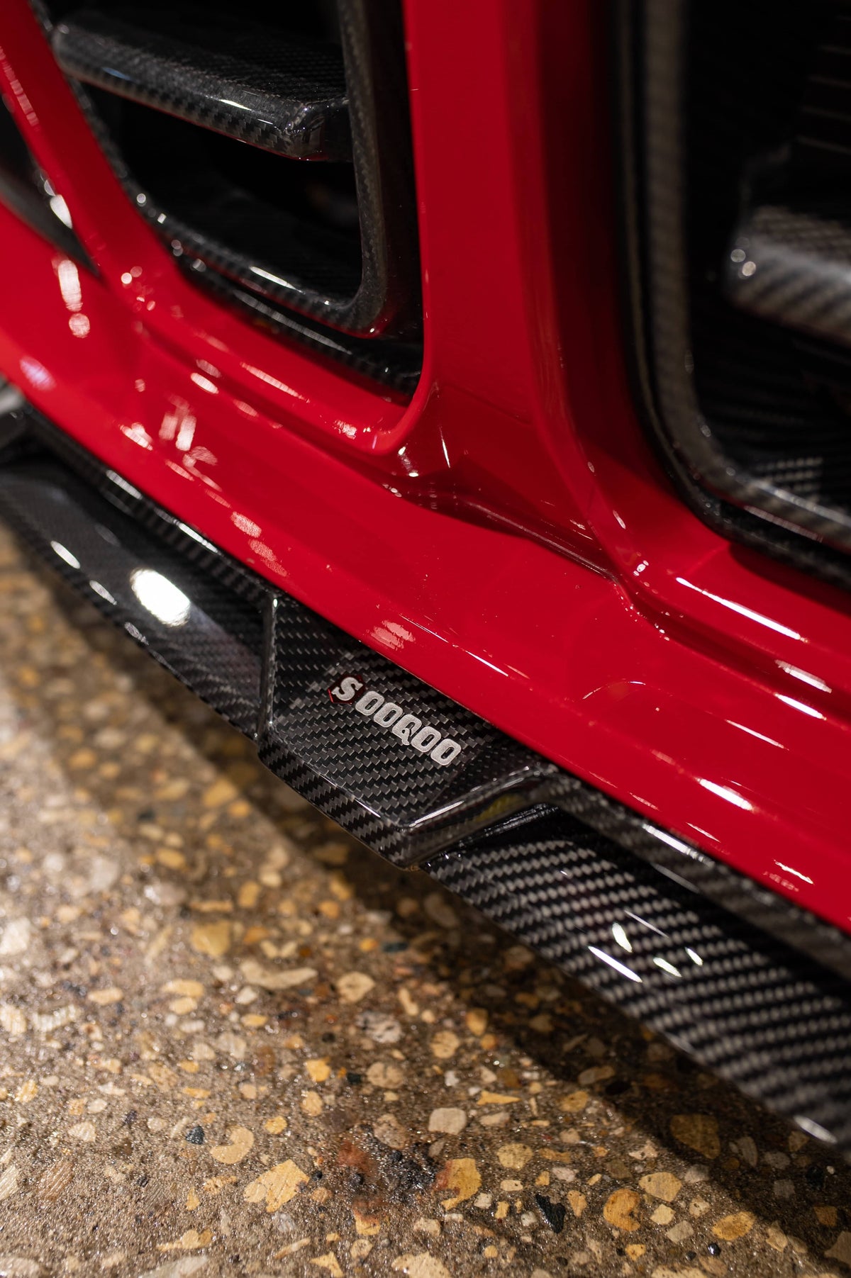 G8X SQ Style Carbon Fiber Front Lip