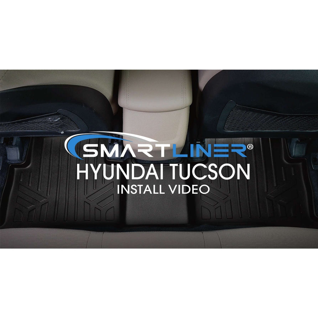 SMARTLINER Floor Liners for Black for 2019-2021 Hyundai Tucson (With hook retention)