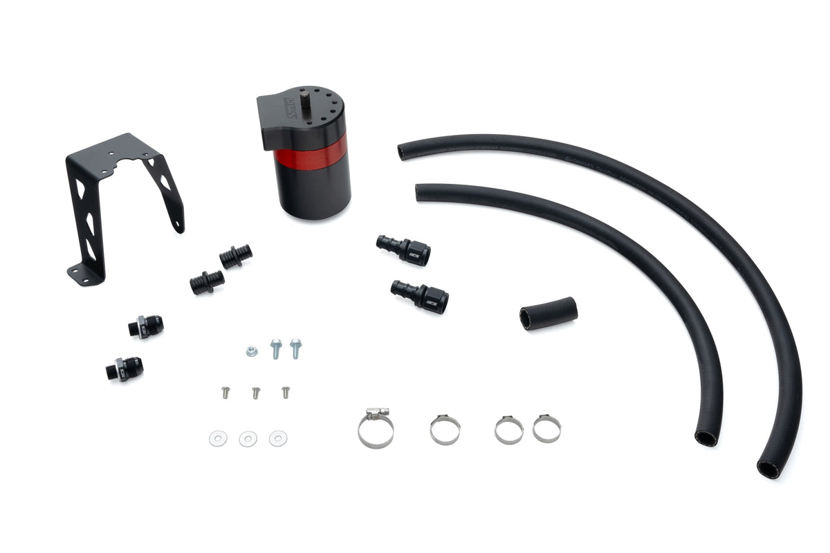 HPS Performance Aluminum Oil Catch Can Kit 2024-2026 Toyota Tacoma 2.4L Turbo, 860-032