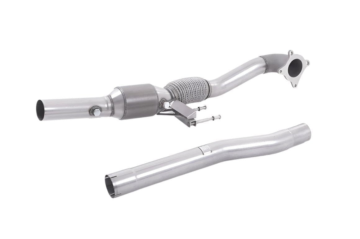 Milltek Large Bore Downpipe and Hi-Flow Sports Cats - VW Mk6 Golf R 2.0TFSI