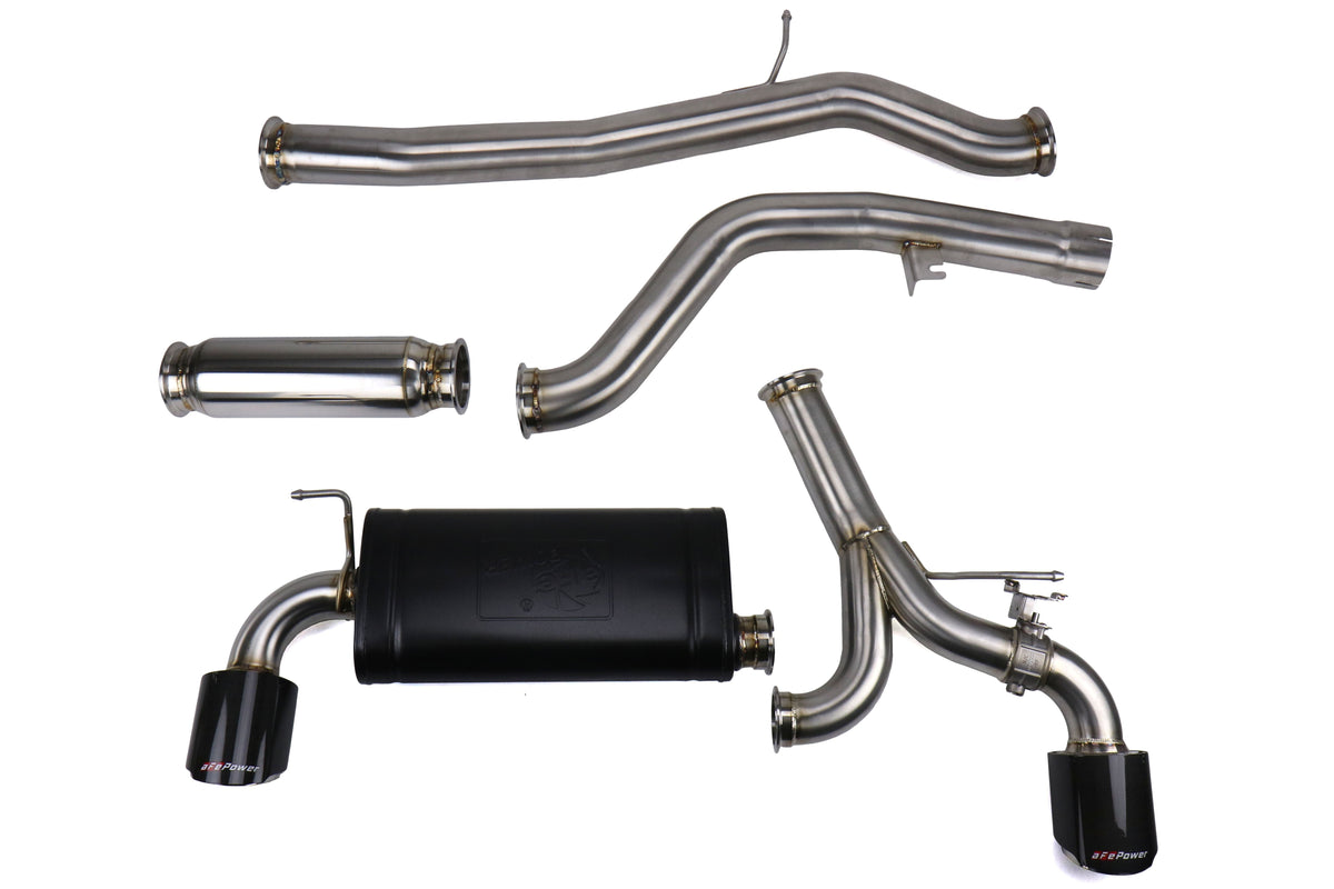 aFe Power Takeda 3" to 2-1/2" 304 Stainless Steel Catback Exhaust - 2020-2024 Toyota GR Supra