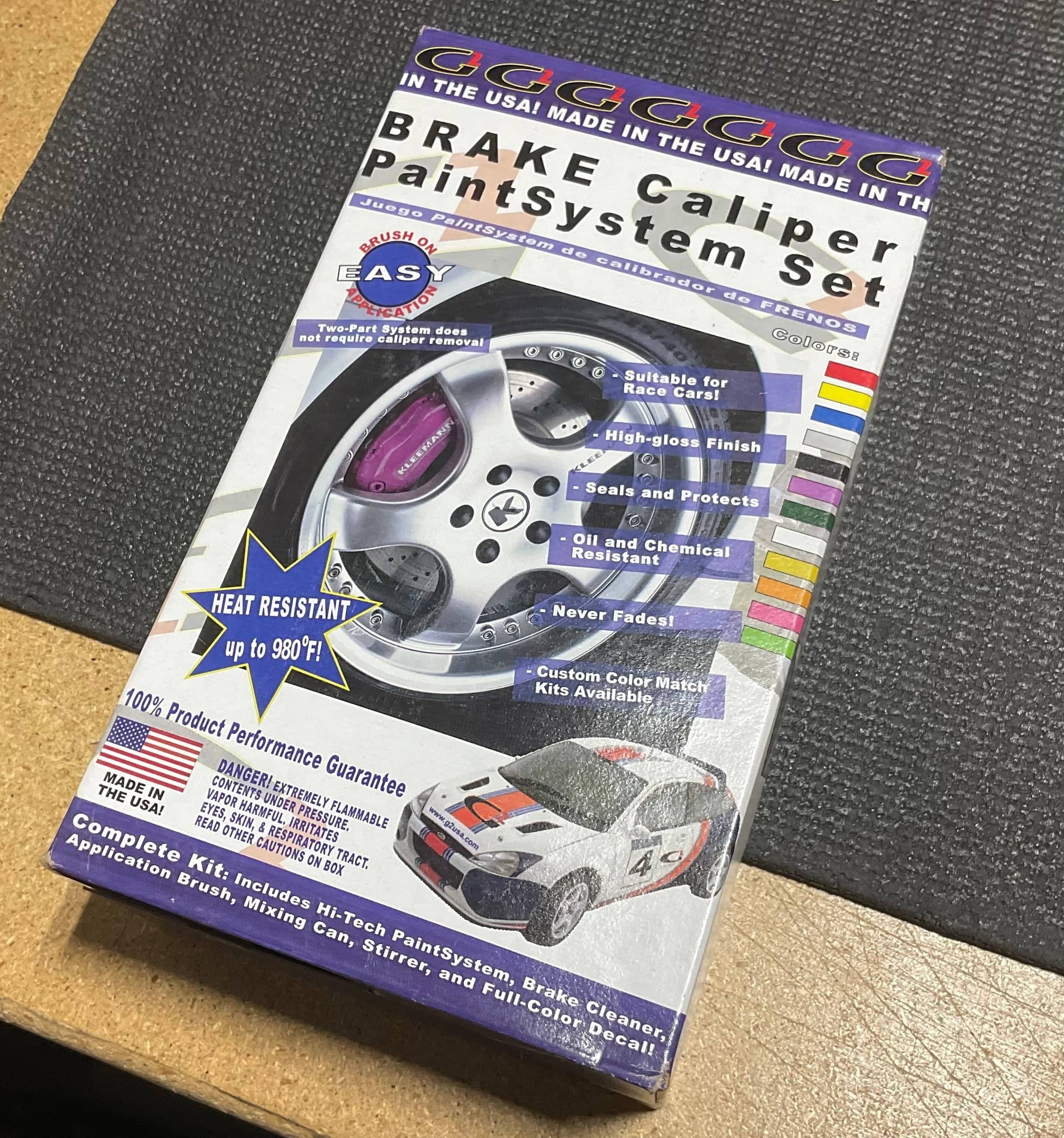 OPEN BOX - G2 Caliper Brake Paint Kit (SILVER)