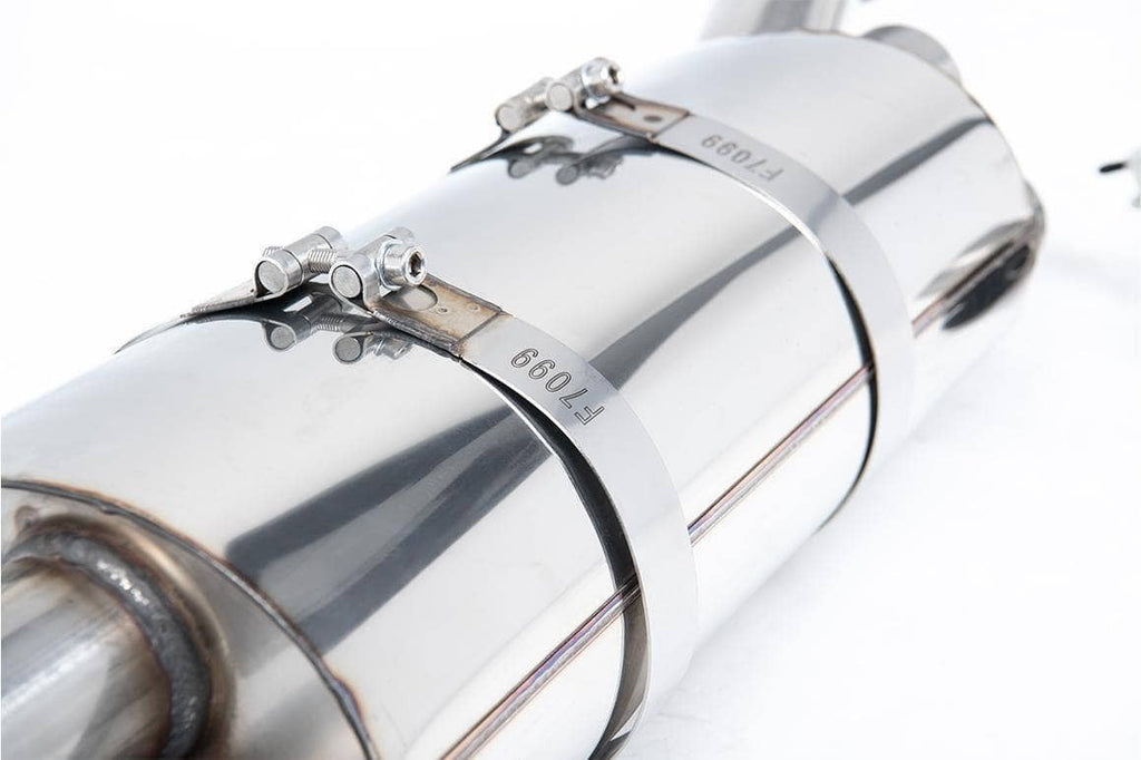 Milltek Porsche Rear Silencer Fits to OE Side Silencers and with OE Tips