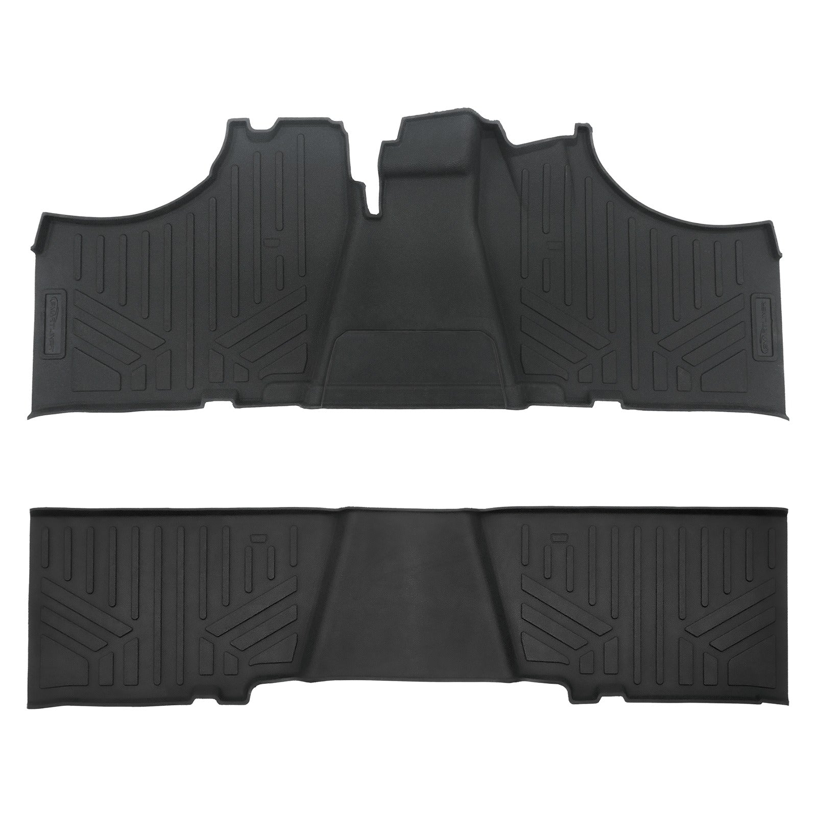 SMARTLINER Rugged Rubber Floor Liners For 2017-2026 Kawasaki Mule (6-Seater Models)