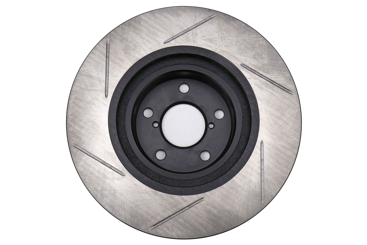 StopTech FR-S / BRZ Slotted Rotor (Front Left) - 2013-2016 Scion FR-S / 2013-2023 Subaru BRZ / 2012-2014 WRX / 2009-2018 Forester / 2005-2013 Outback / 2013-2017 Crosstrek / 2010-2014 Impreza / 2004-2006 Baja / 2017-2020 Toyota 86 / 2022-2023 GR86