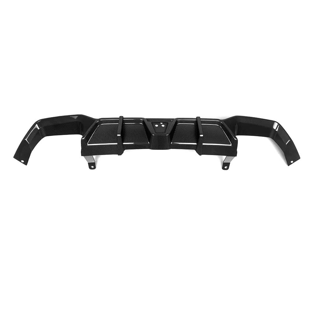 X4M F98 LCI SQ Style Dry Carbon Fiber Rear Diffuser