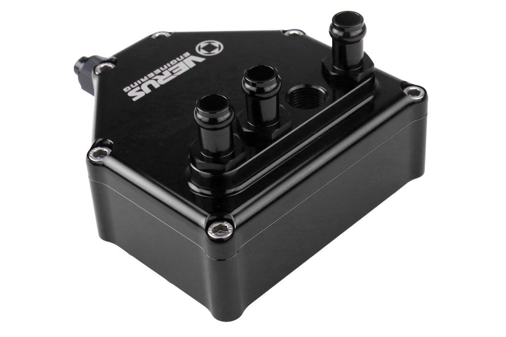 Verus Engineering Dual Air Oil Seperator Anodized Black - 2013-2021 Scion FR-S / Subaru BRZ / Toyota 86