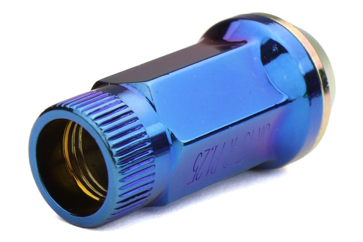 Muteki SR45R Burned Blue Neon Open Lug Nuts 12X1.25 - Universal