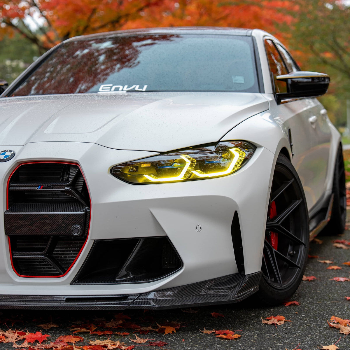 G8X Dry Carbon Fiber V Style Front Lip