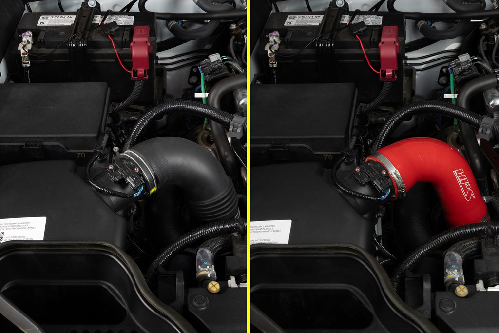 HPS Reinforced Silicone Post MAF Air Intake Hose Kit 2024-2025 Toyota Land Cruiser 2.4L Turbo, 57-2207
