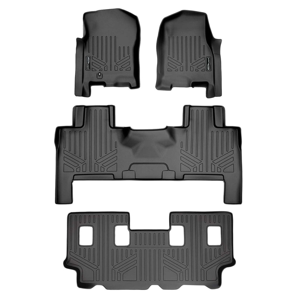 Smart TrimTM Floor Liners For 2007 - 2017 Ford Expedition EL/Lincoln Navigator L ((2nd Row Bench) or Console)