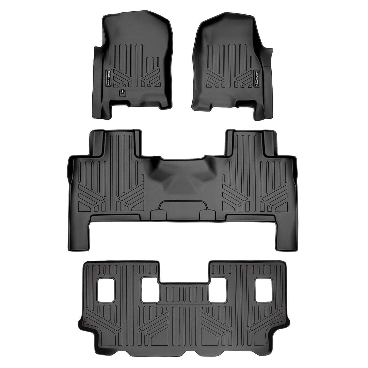 Smart TrimTM Floor Liners For 2007 - 2017 Ford Expedition EL/Lincoln Navigator L ((2nd Row Bench) or Console)