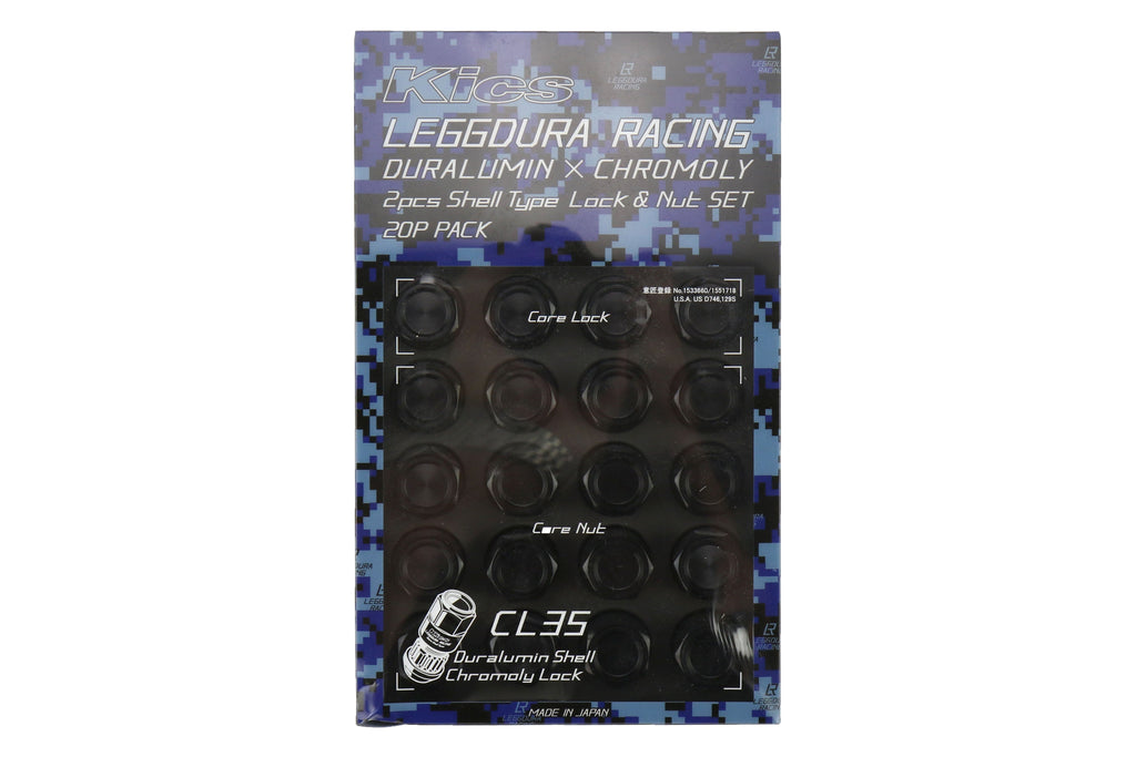 Project Kics Leggdura Racing Shell Type Lug Nut 35mm (Closed-End) - M12x1.25