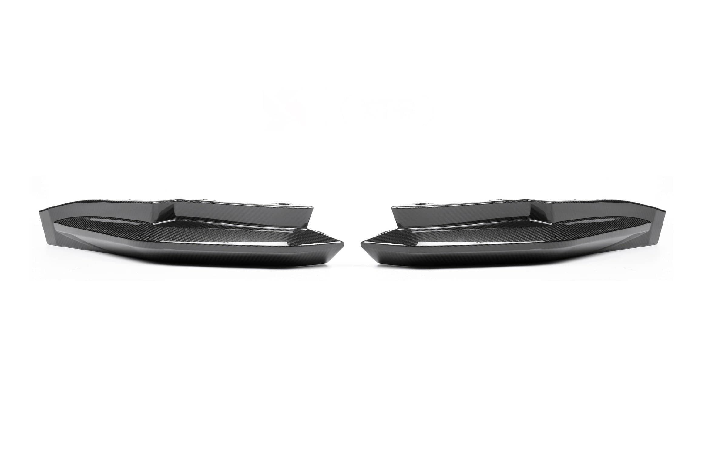 G8X Dry Carbon Fiber Rear OEM Style Replacement Bumper Splitters