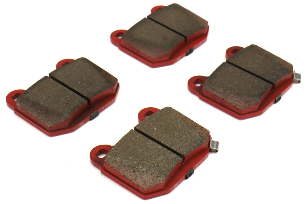 DBA XP650 Track Performance Rear Brake Pads - 2004-2017 Subaru STI / Mitsubishi Evo / OEM Brembo Applications