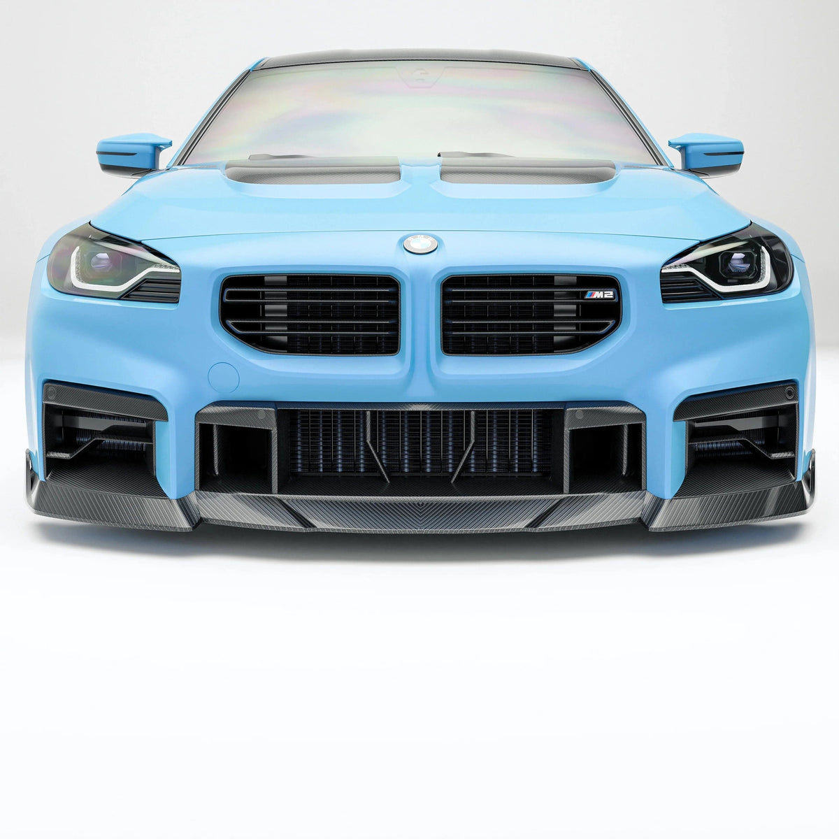 Revozport Carbon Fiber Front Bumper Air Intake for BMW G87 M2