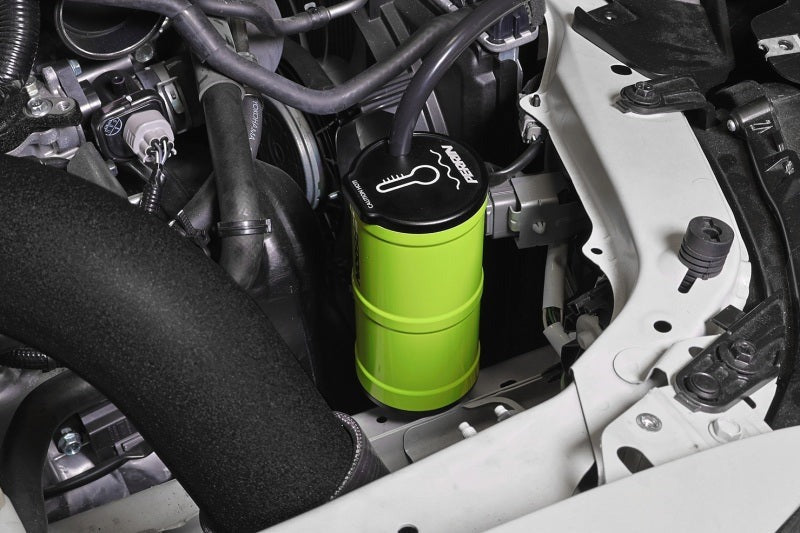 PERRIN Coolant Overflow Tank - Neon Yellow 2002-2025 Subaru WRX / 2004-2021 STI / 2013-2026 BRZ/GR86/FRS/86