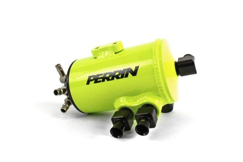 PERRIN Air Oil Separator (Neon Yellow) - 2002-2014 Subaru WRX / 2004-2021 STI