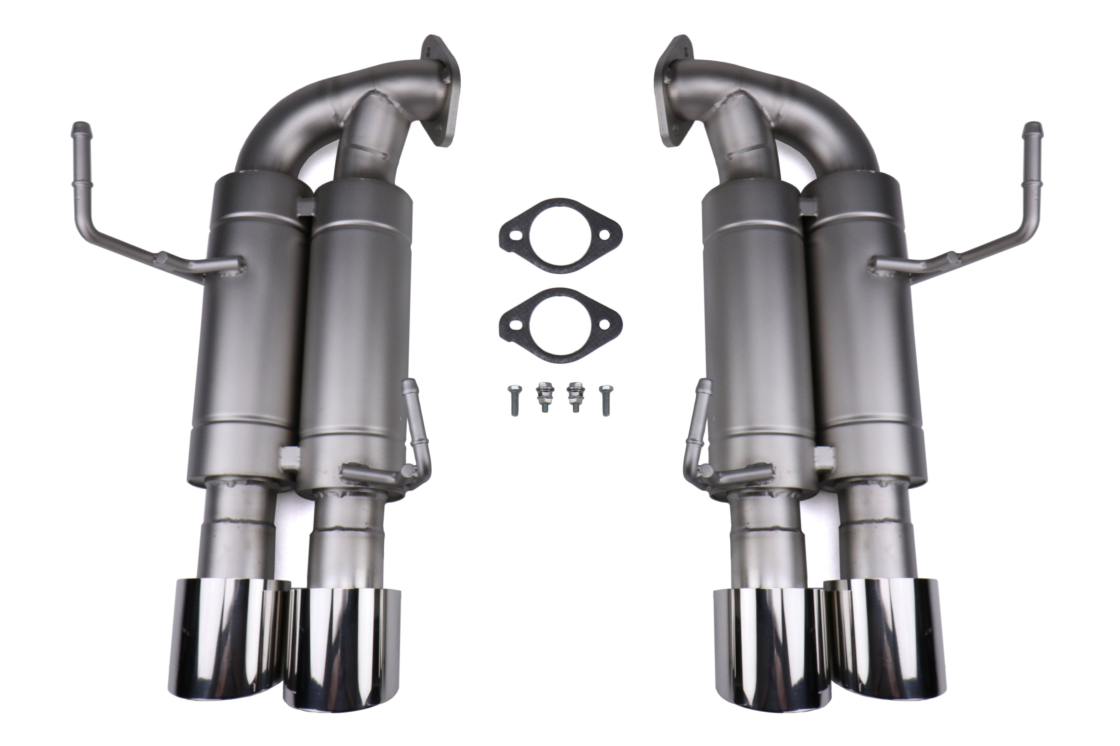 CP-E Austenite Axle Back Dual Mufflers - 2015-2021 Subaru WRX / STI