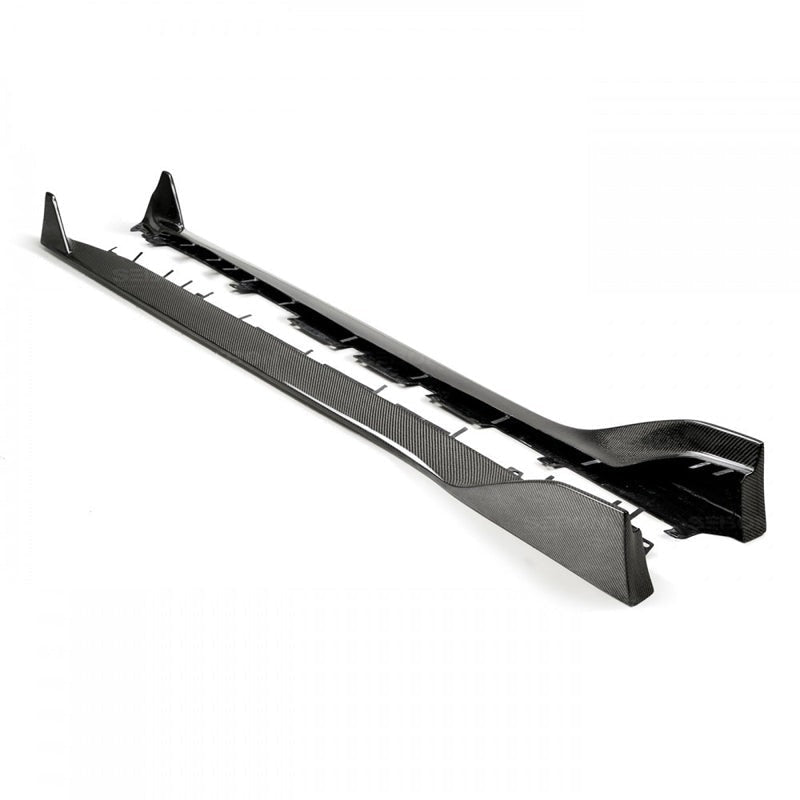 Seibon MB Style Carbon Fiber Side Skirts - 2020-2021 Toyota A90 Supra