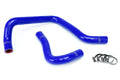 HPS Blue Reinforced Silicone Radiator Hose Kit Coolant Honda 93-97 Del Sol B18 B20