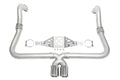 Porsche 718 Cayman / Boxster Performance Exhaust System - Manual Trans - Slash Cut Single Wall Tips