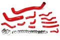 HPS Red Reinforced Silicone Radiator + Heater Hose Kit Coolant Lexus 98-07 LX470 4.7L V8