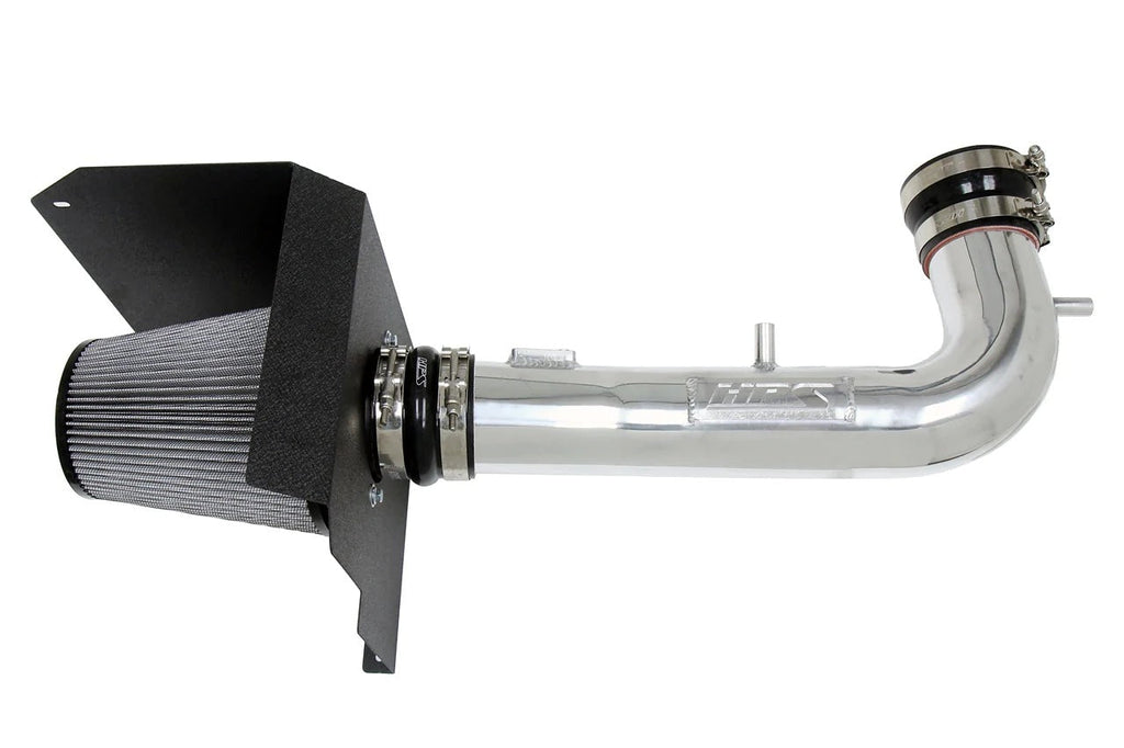 HPS Performance Air Intake Kit 2014-2018 GMC Sierra 1500 6.2L V8, Includes Heat Shield, 827-707