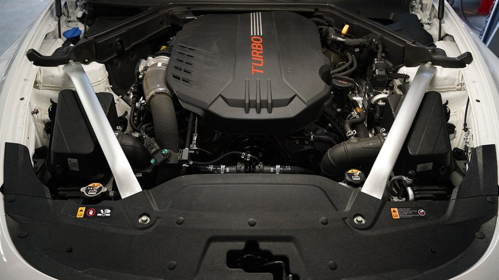 HPS Silicone Breather BOV Hose Kit 2019-2024 Genesis G70 3.3T V6 Twin Turbo, 57-2045