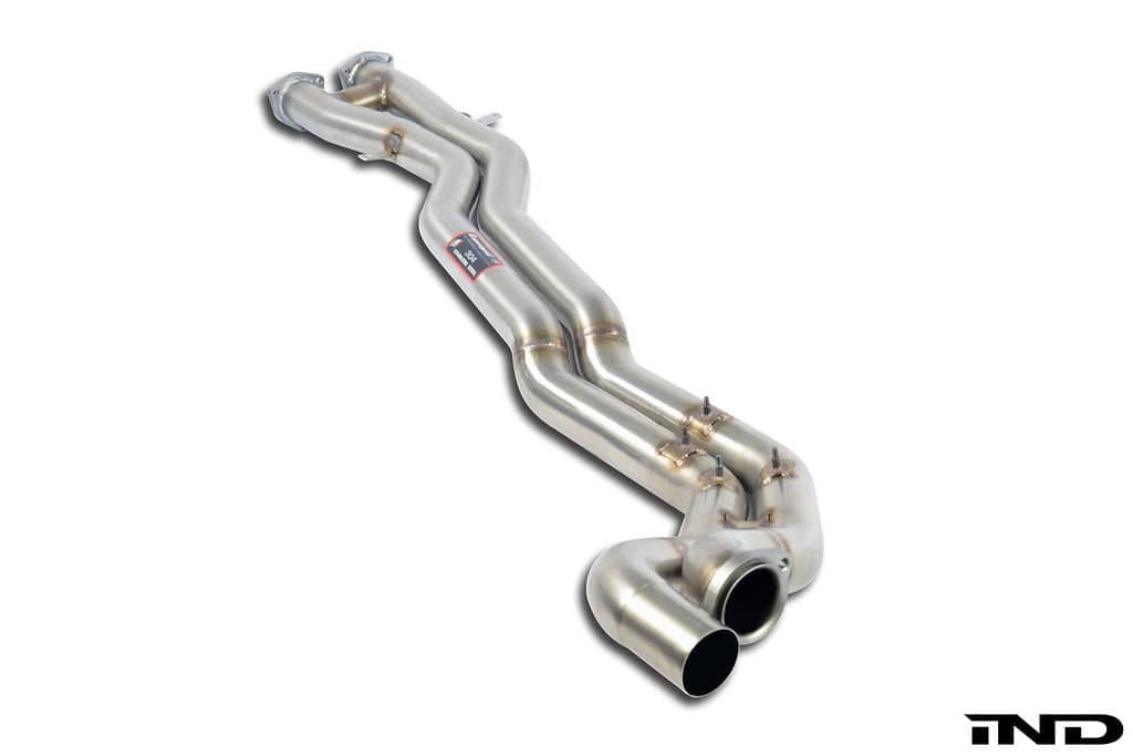 Supersprint BMW E46 M3 Stainless Center H-Pipe - Non-Resonated Dual 2.5"
