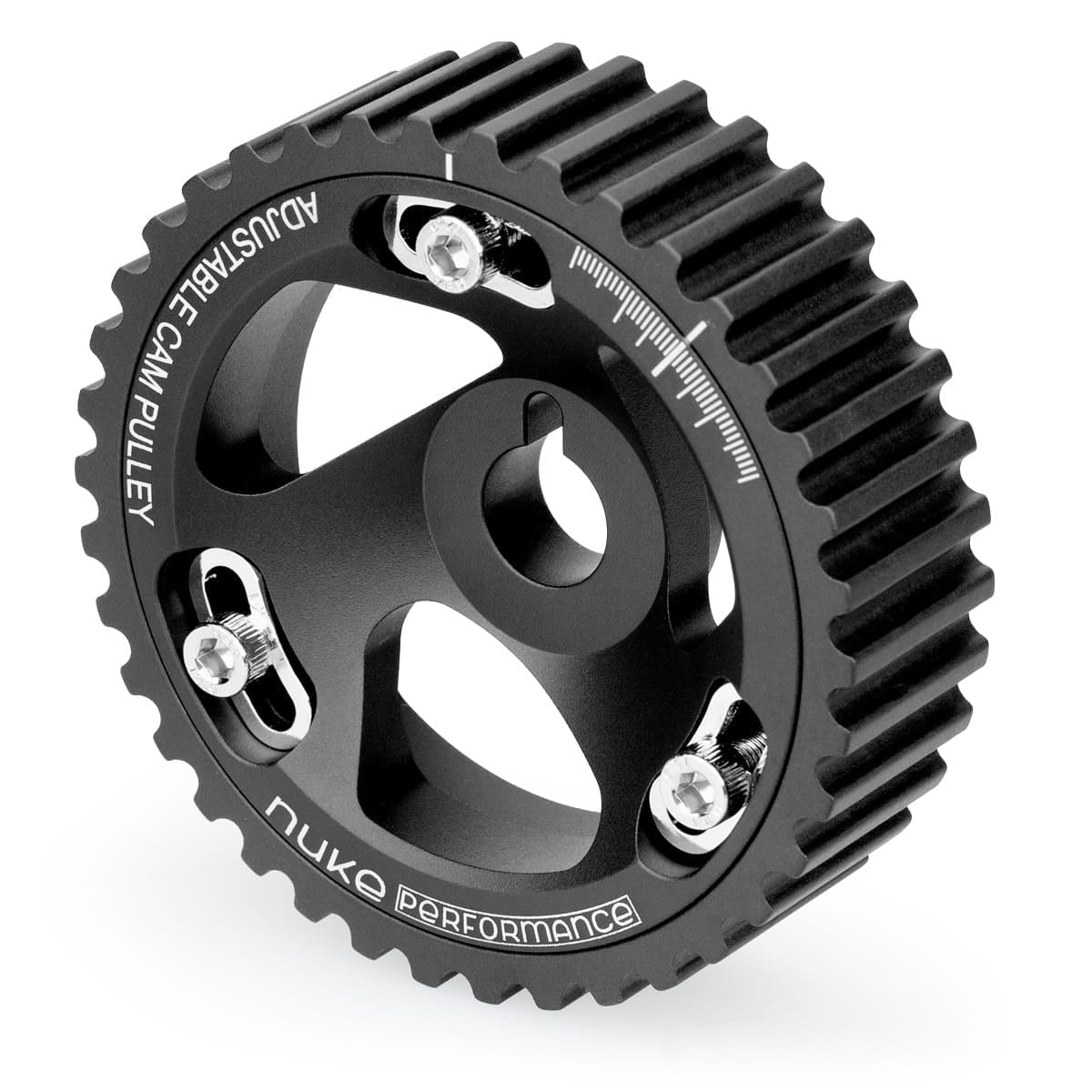 Nuke Performance Adjustable Cam Pulley for Volvo 8v / 16v round teeth