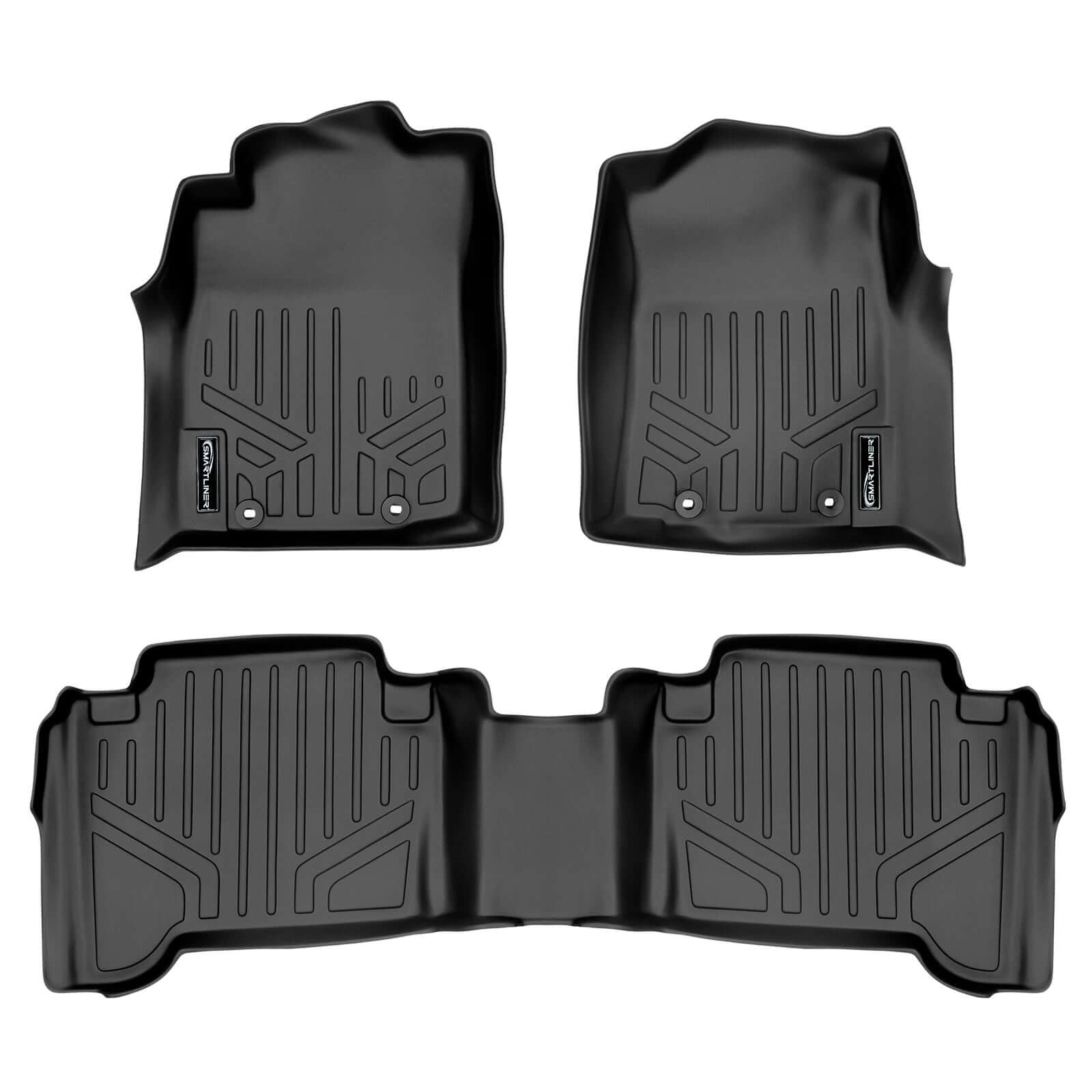 SmartCoverageTM Floor Liners For 2012-2015 Toyota Tacoma Double Cab