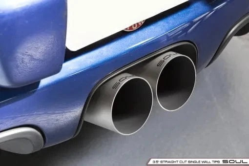 Porsche 987.2 Cayman / Boxster Valved Exhaust System -Slash Cut Single Wall
