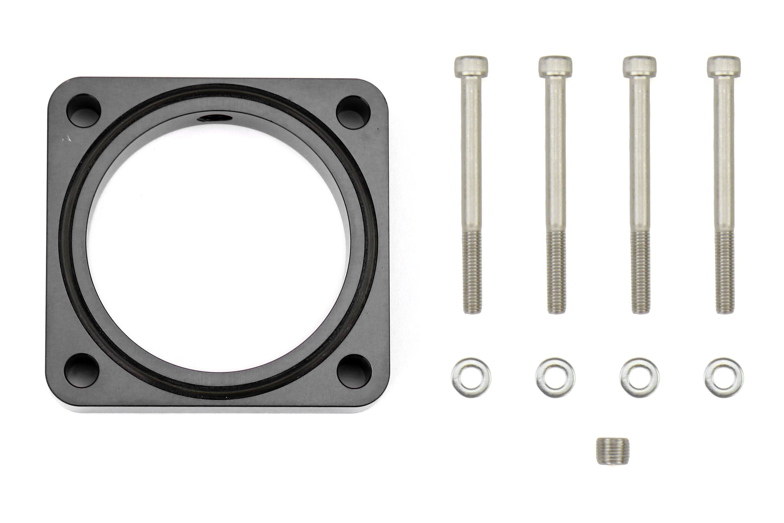 Torque Solution 19mm Throttle Body Spacer Black - 2013-2021 Scion FR-S / Subaru BRZ / Toyota 86