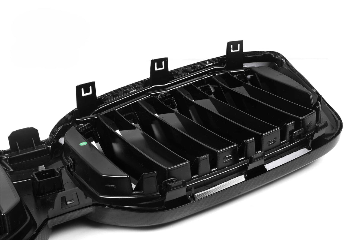 G01/G02 X3, X4 LCI Dual Slat Dry Carbon Grills