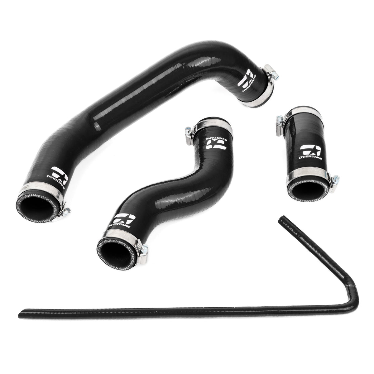 Overtake Radiator Hose Kit (Black) - 2013-2025 Scion FR-S / Subaru BRZ / Toyota 86