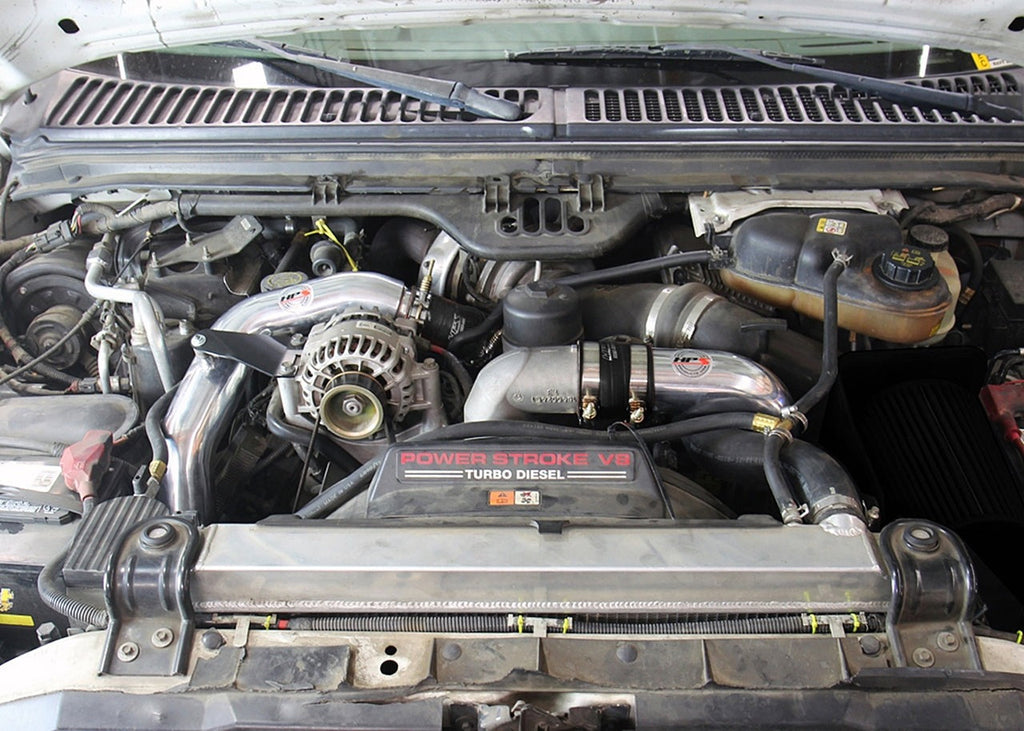 HPS Hot & Cold Side Charge Pipe with CAC Hose Intercooler Boots, 03-07 Ford F250 Superduty Powerstroke 6.0L Diesel Turbo