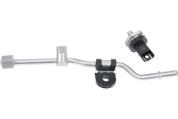 BMW E9X 335i Fuel Inlet Pipe W/ Sensor to High Pressure Pump OEM 13537622751