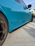 G8X Dry Carbon Fiber Side Skirt Extensions