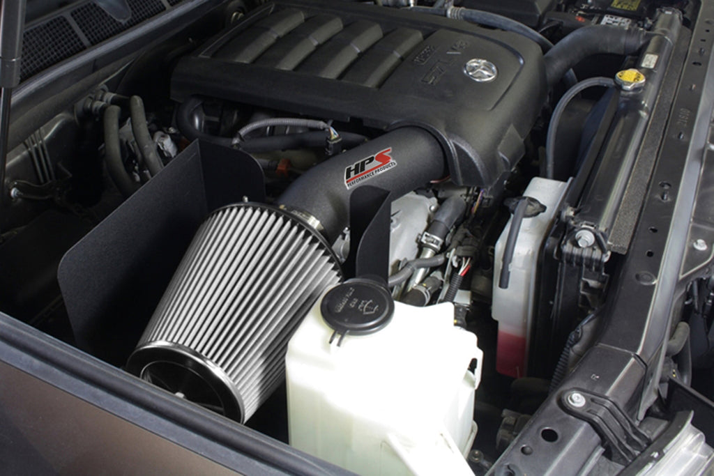 HPS Performance Air Intake Kit 2007-2011 Toyota Tundra 5.7L V8, Includes Heat Shield, 827-629