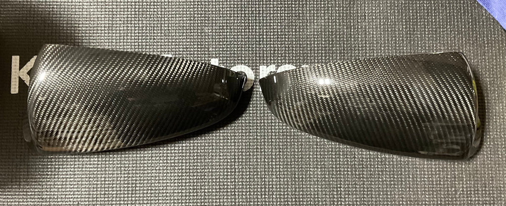 OPEN BOX - E6X/X Series/F1X Dry Carbon Fiber Mirror Caps (Blemish)