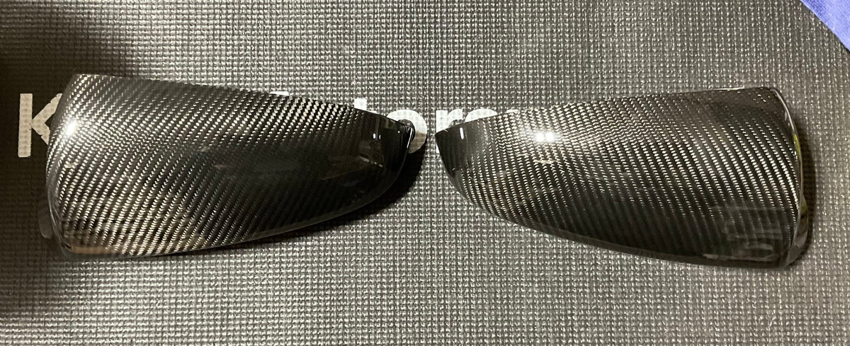 OPEN BOX - E6X/X Series/F1X Dry Carbon Fiber Mirror Caps (Blemish)